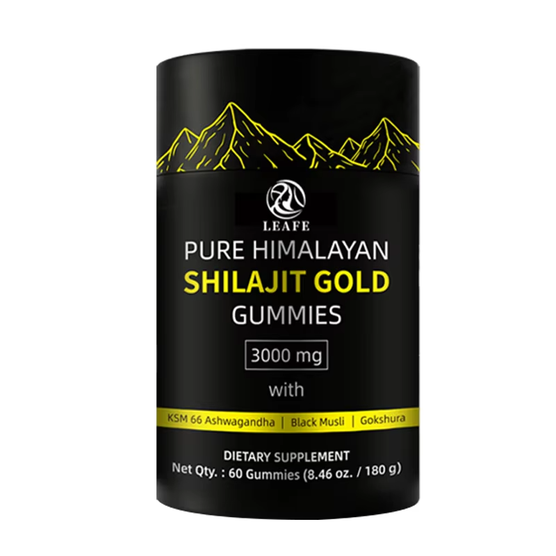 Shilajit Gomitas - Resina pura de Shilajit del Himalaya Oro